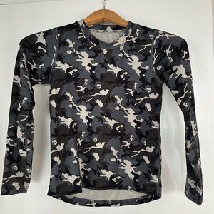 Boys’ Camouflage Long-Sleeve Thermal Shirt -Sz S